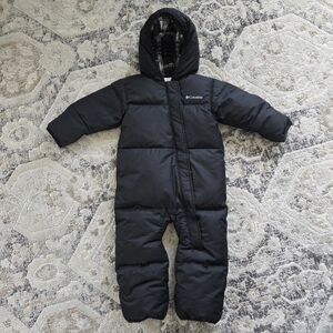 Columbia Down Fill Hooded Snowsuit Size 18-24 Months
